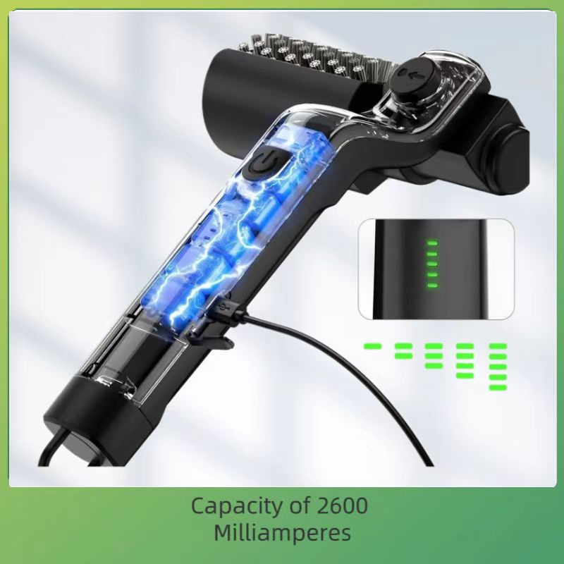 Electric Grill Cleaning Brush with Steel Bristles